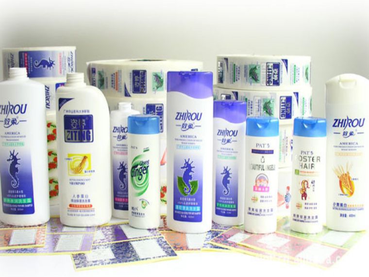 洗發(fā)水不干膠標(biāo)簽